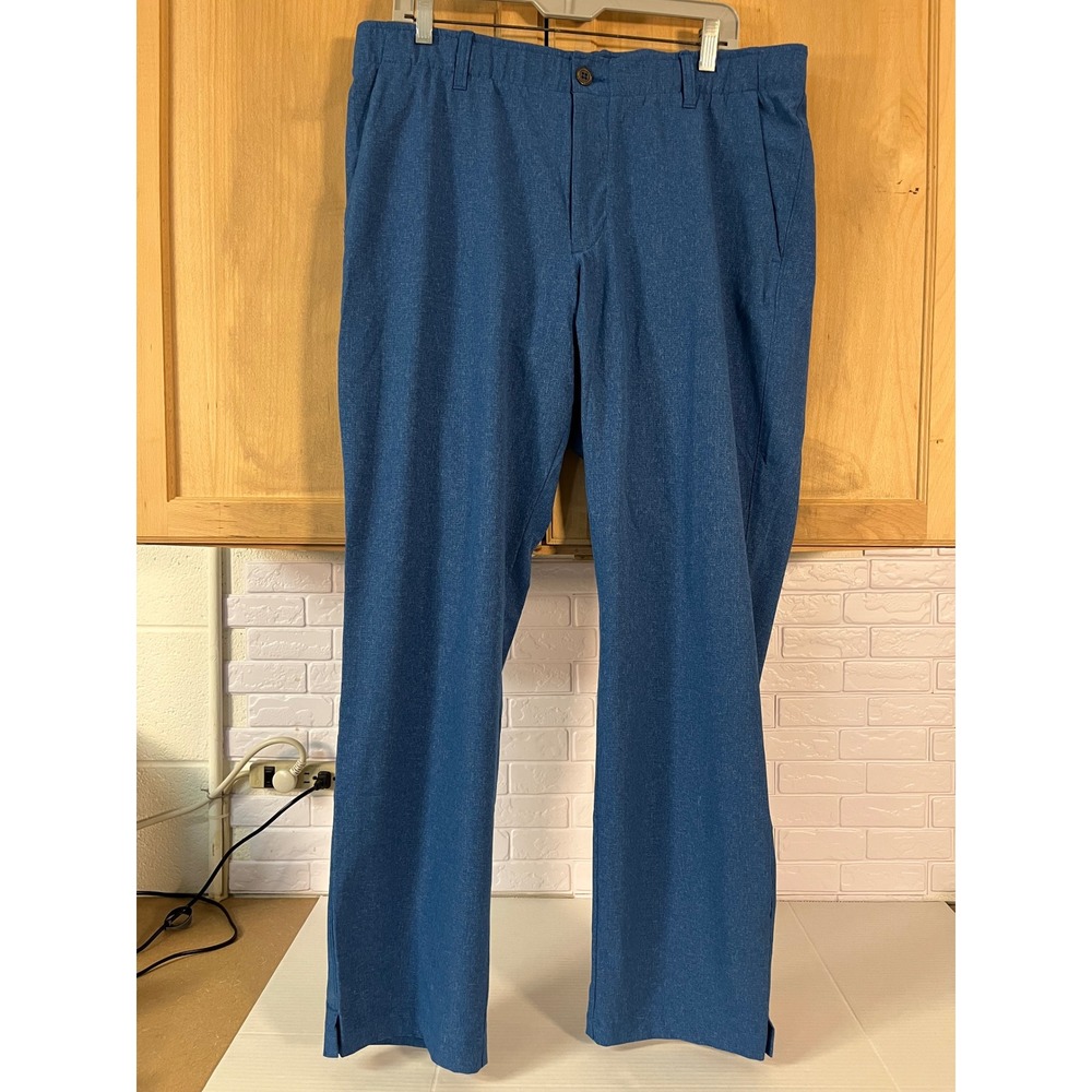 Under Armour‎ Golf Pants Mens 38/32 Blue Stretch Performance Trousers